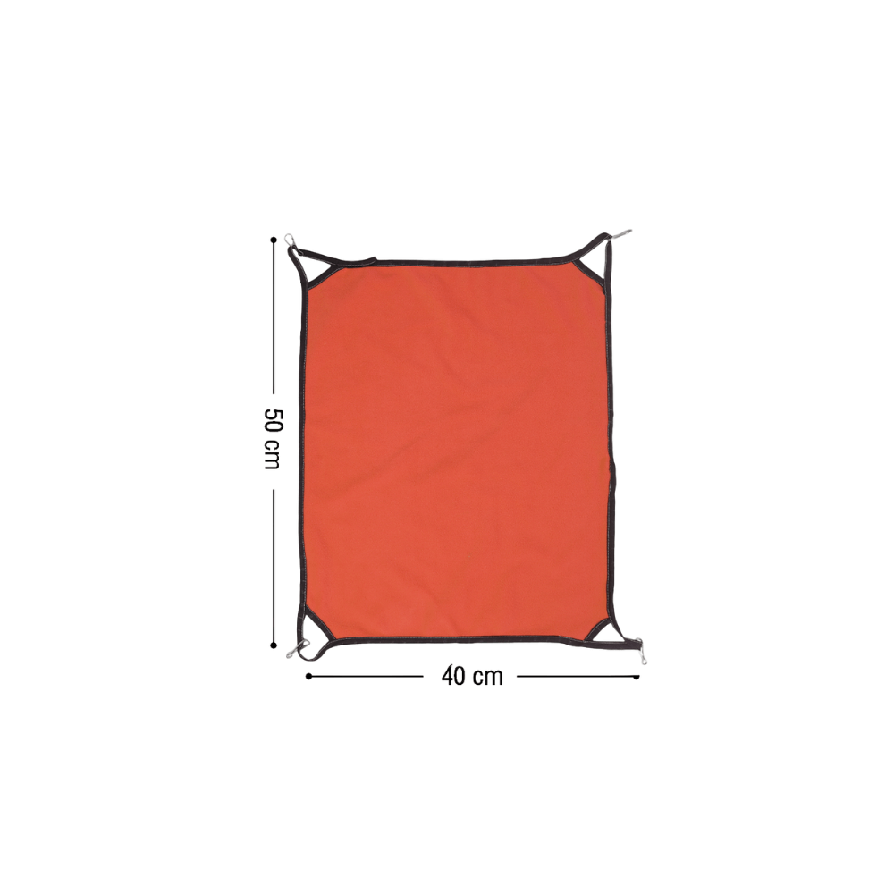 ที่นอนแมวแขวนกรง THAI SUN SPORT รุ่น PET0012-OR 40*50 สีส้ม